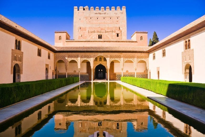 The Nasrid Palaces of the Alhambra, in Granada