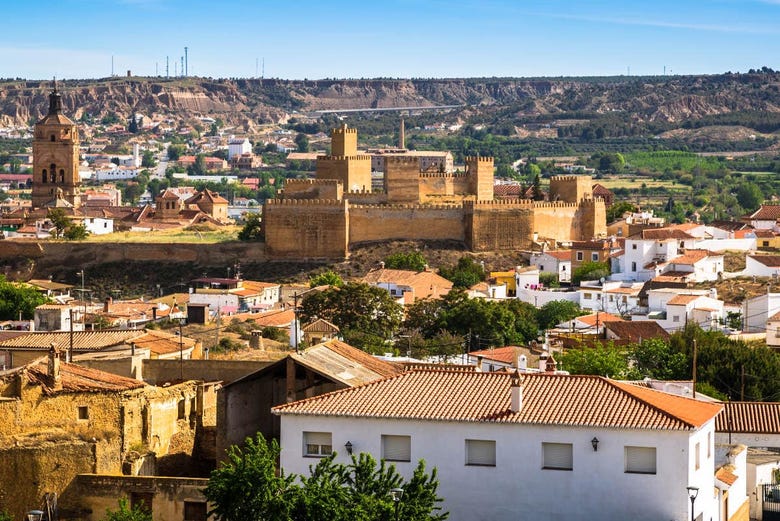 Admiring the historic town of Guadix