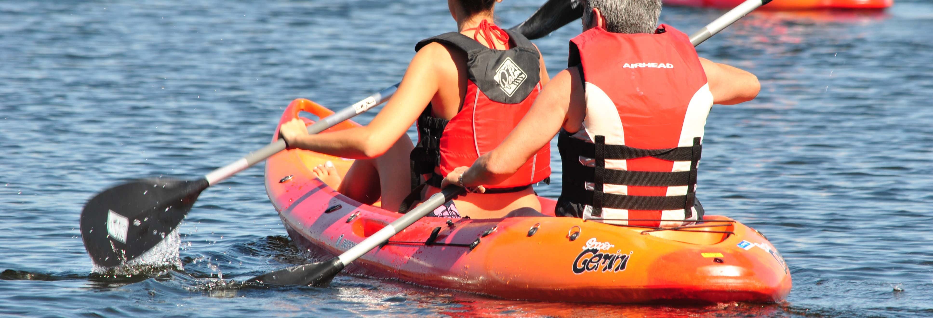 Tour en kayak por el embalse de Alcántara