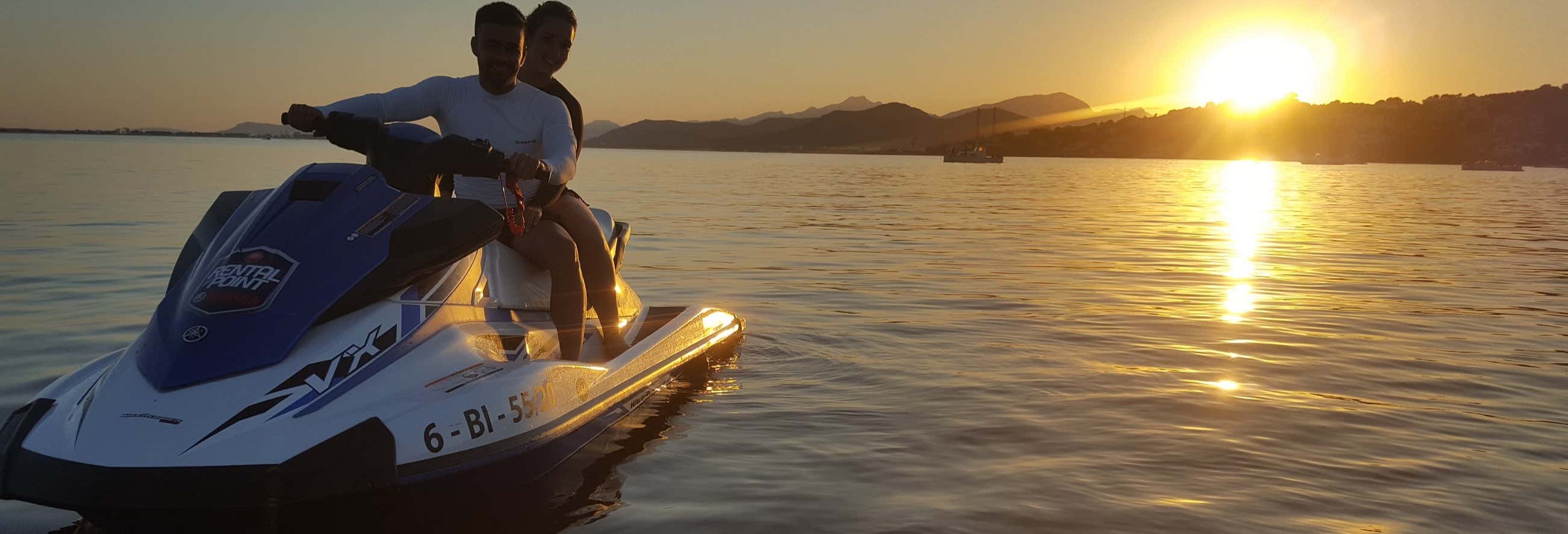 Tour en moto de agua al atardecer desde Alcudia