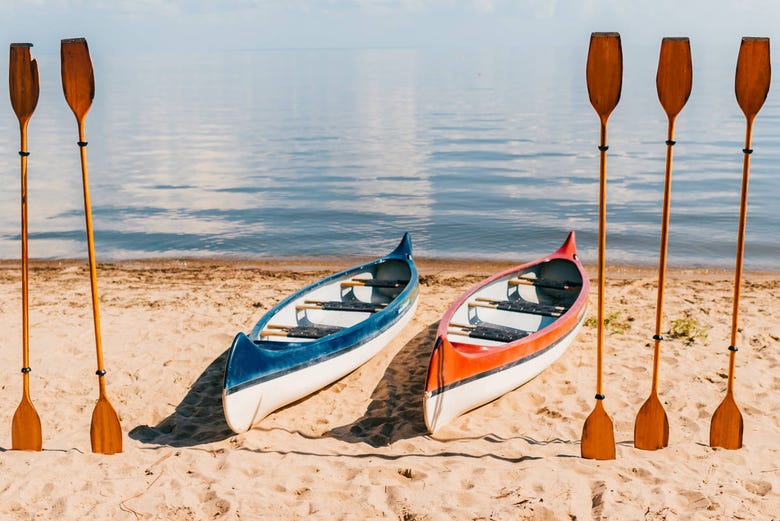 Kayak en la playa de Altea