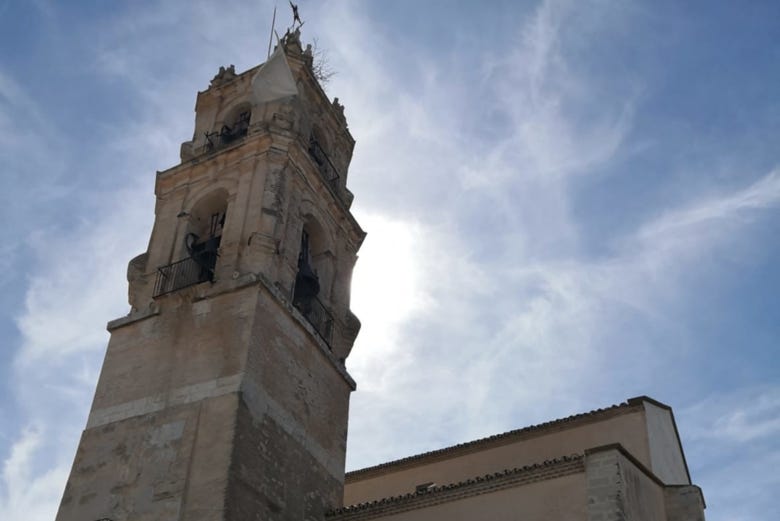 Le clocher de l'église San Bartolomé
