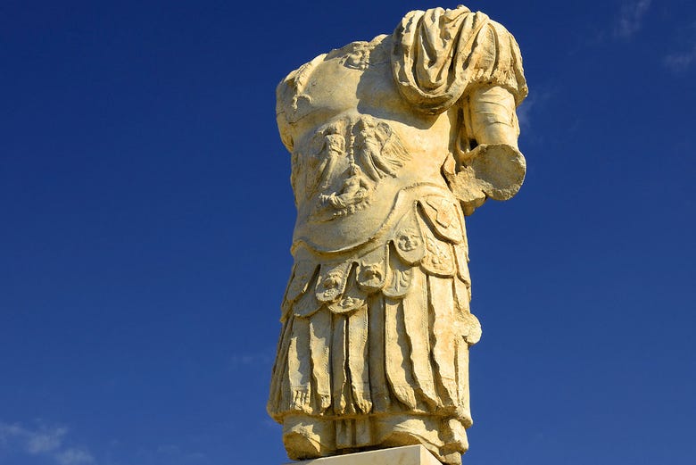 Sculpture du site de Torreparedones