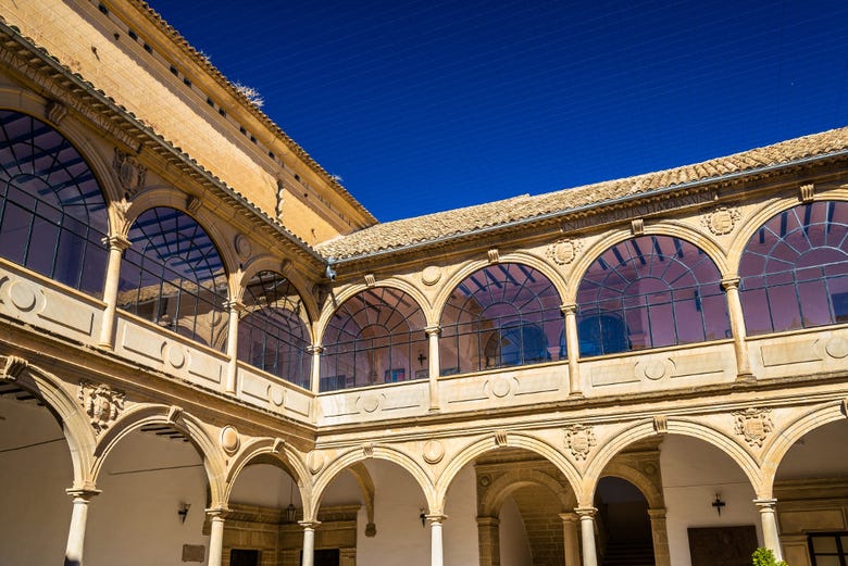 The cloister of the University of Baeza