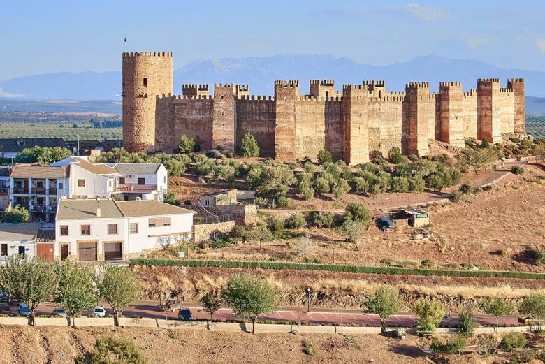 Castillo de Burgalimar, en Baños de la Encina