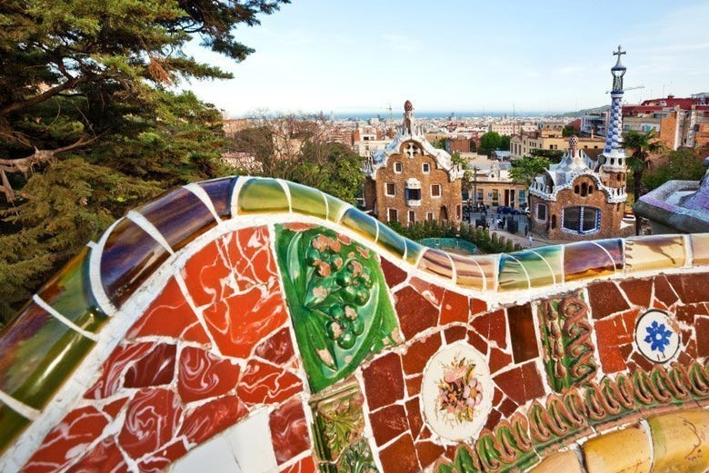 Parc Güell, l'une des oeuvres phares de Gaudí