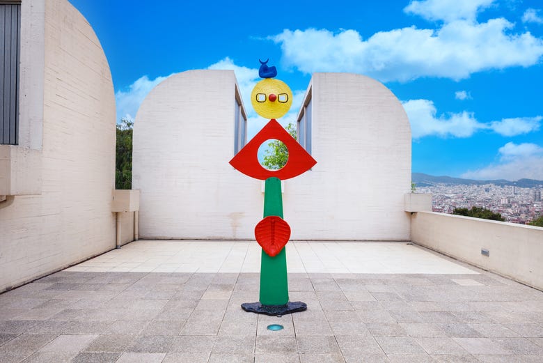 Visitando la Fundación Joan Miró