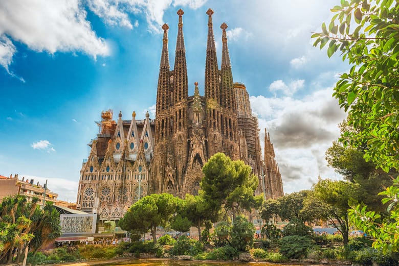 Façade of the Sagrada Familia
