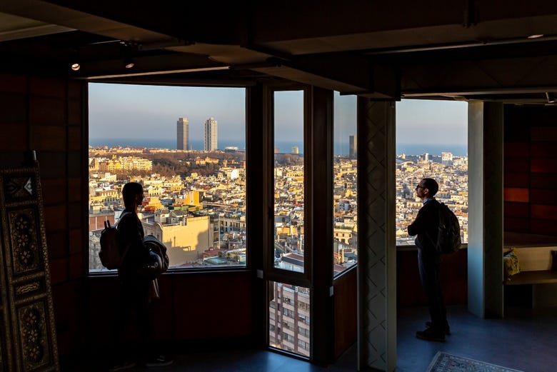 Vista panoramica di Barcelona