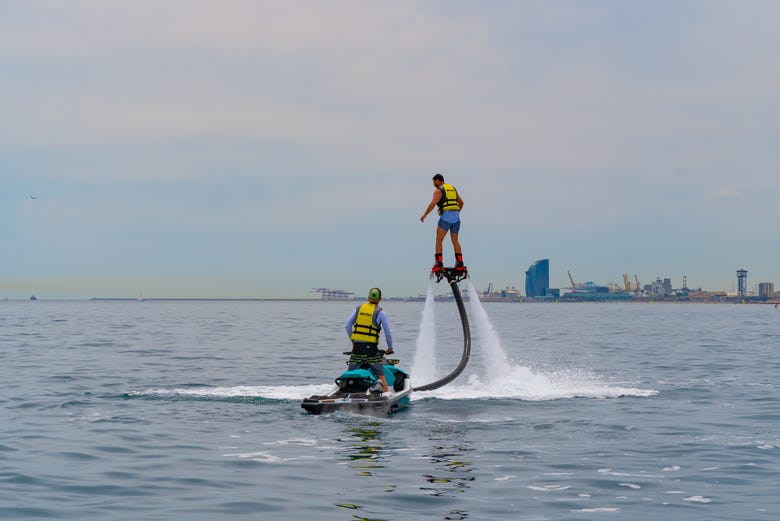 Flyboard a Barcellona 
