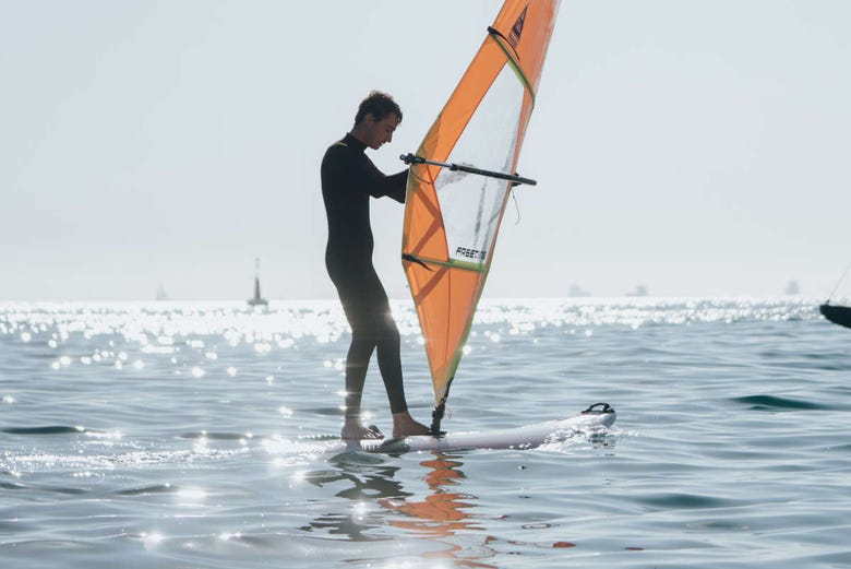 Lezione di windsurf