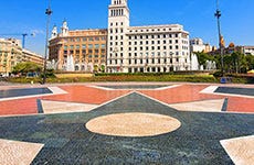 Map Of Barcelona Placa Catalunya