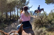Paseo a caballo por Montserrat
