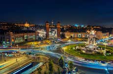 Visite nocturne à Barcelone et Fontaine Magique de Montjuic