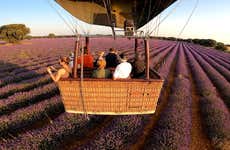 Paseo en globo por los campos de lavanda de Brihuega
