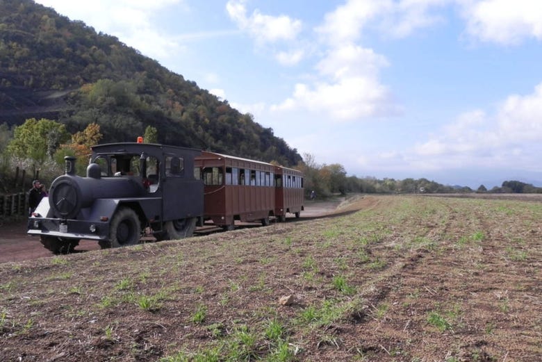 Train ride through the heart of La Garrotxa