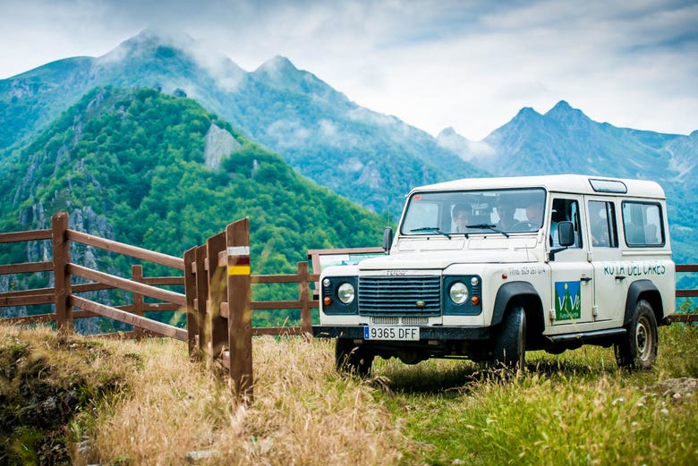 Recorriendo en jeep los Picos de Europa