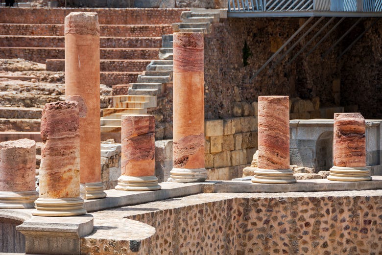 Columns at the Roman Theater