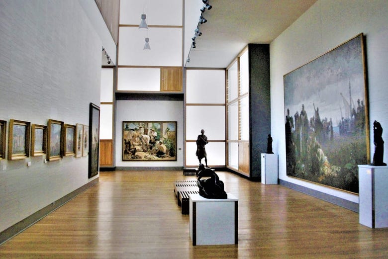 Salas de pintura do Museu de Belas Artes