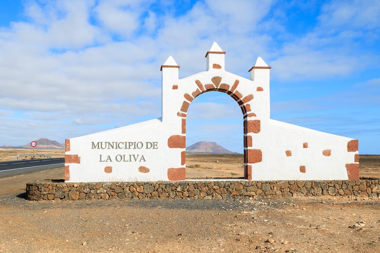 Entrée de la municipalité de La Oliva