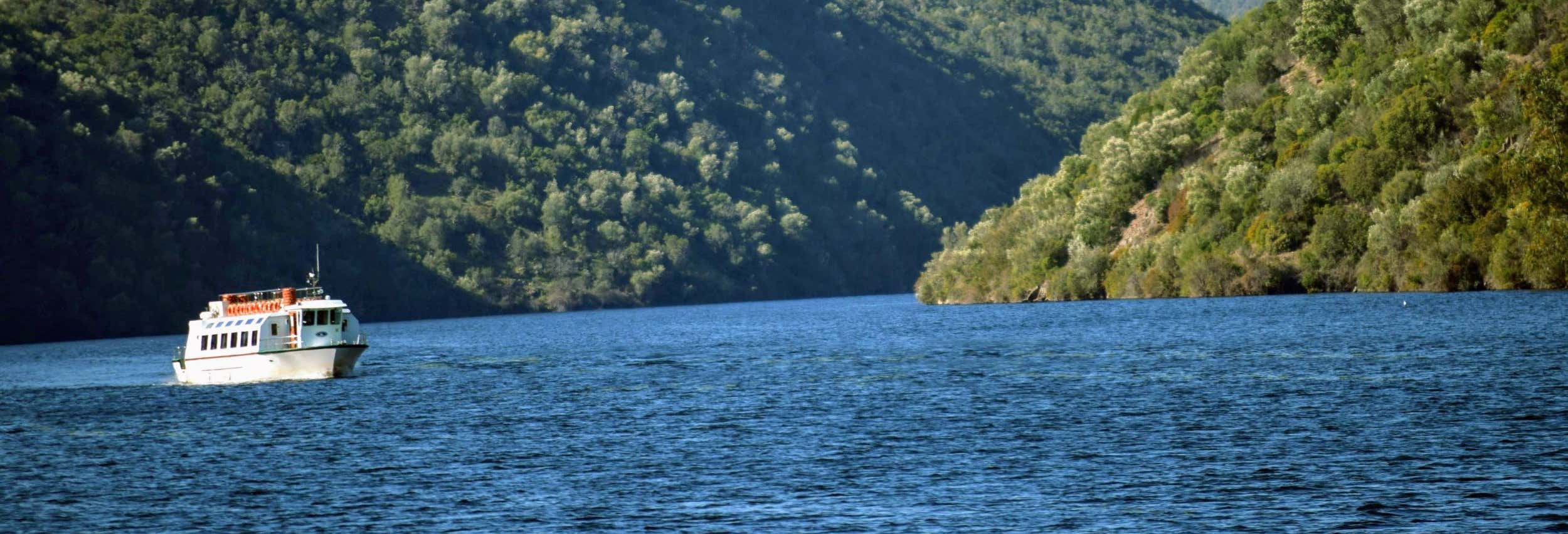 Excursión en barco por el río Tajo desde Cedillo
