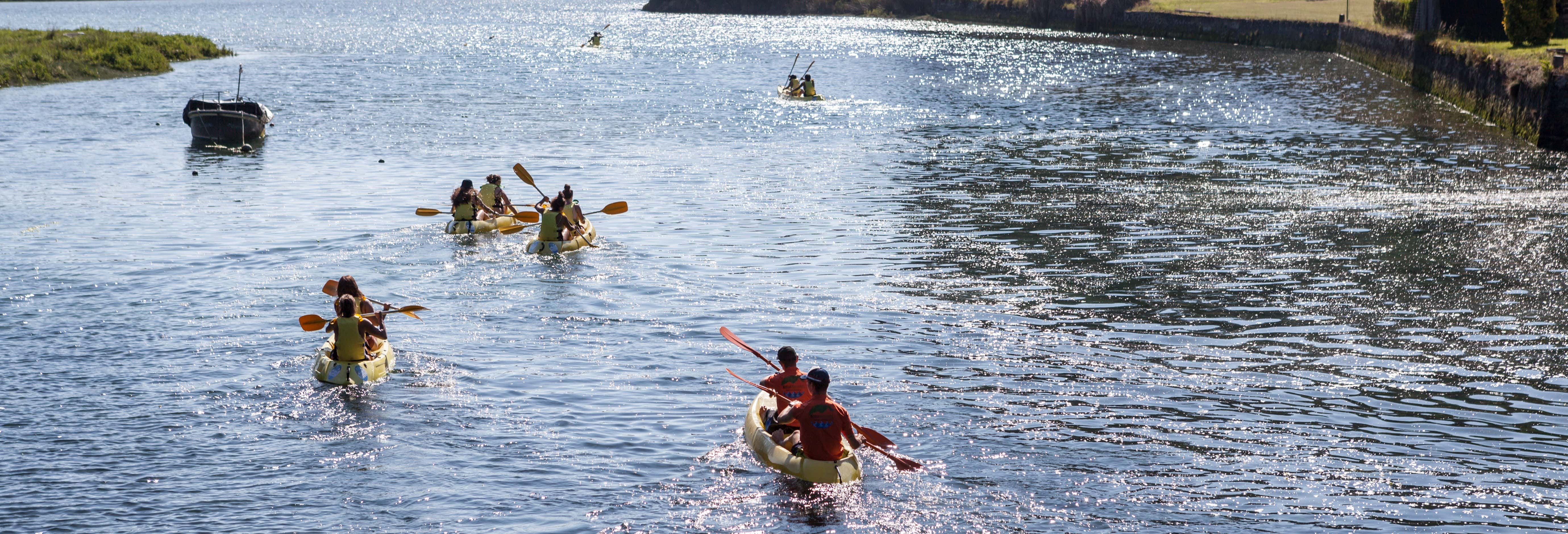 Excursión en kayak por Llanes desde Celorio