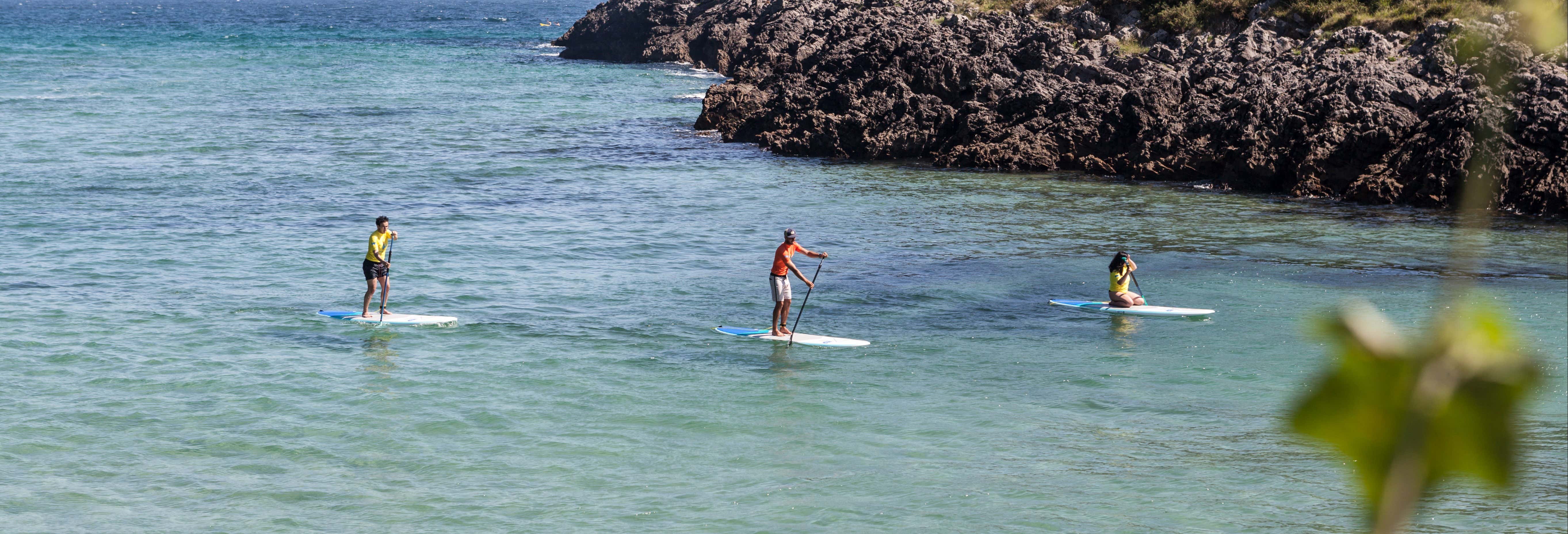 Excursión en paddle surf por la costa de Llanes