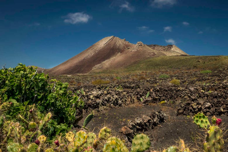 Volcano in the north of Lanzarote