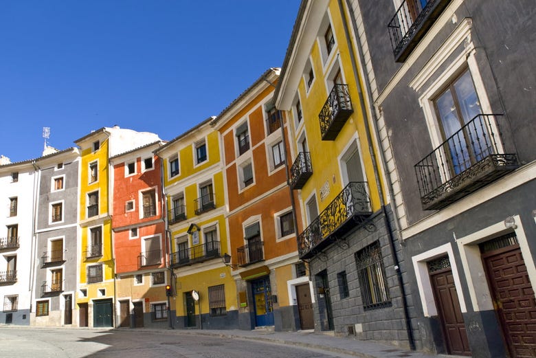 O centro histórico de Cuenca
