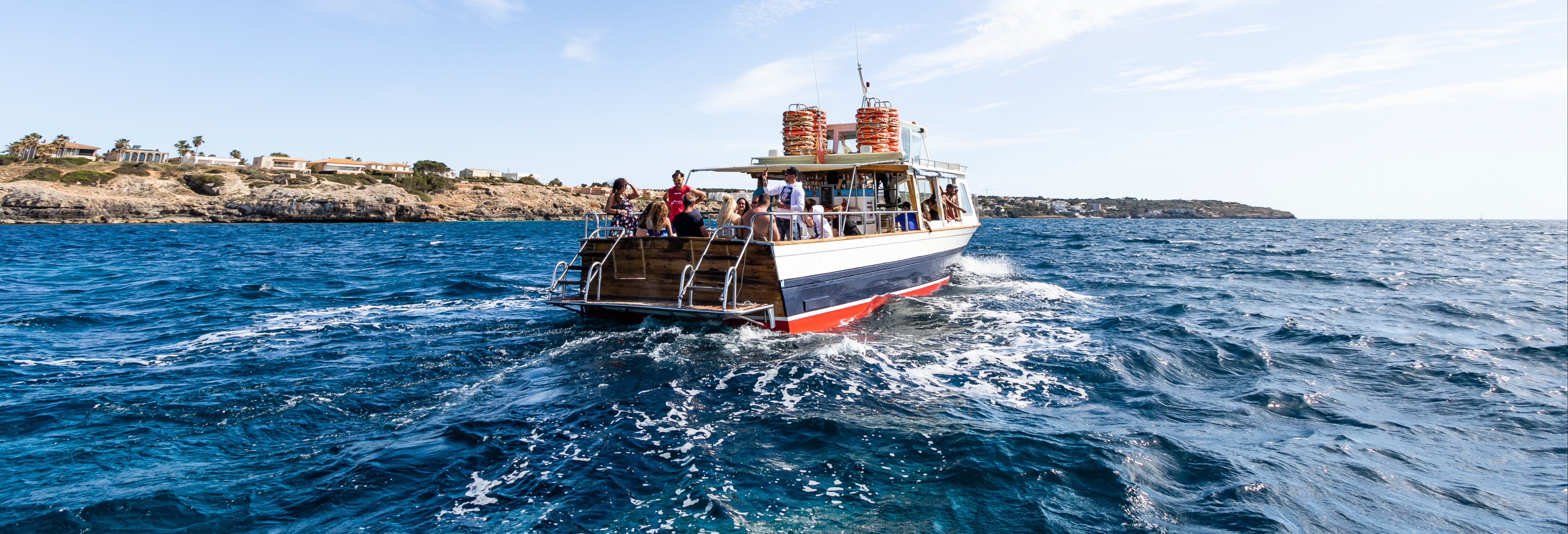 Paseo en barco por la bahía de Palma