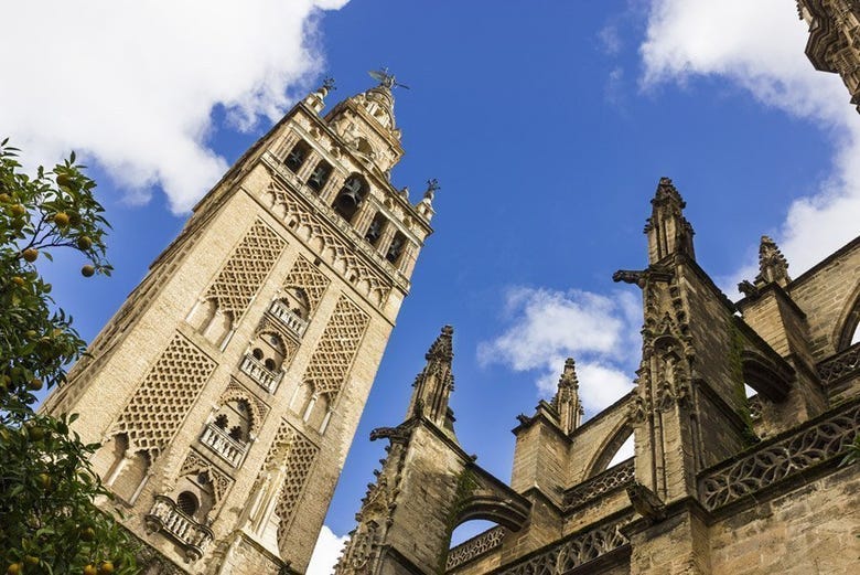 La Giralda, le clocher de la cathédrale de Séville