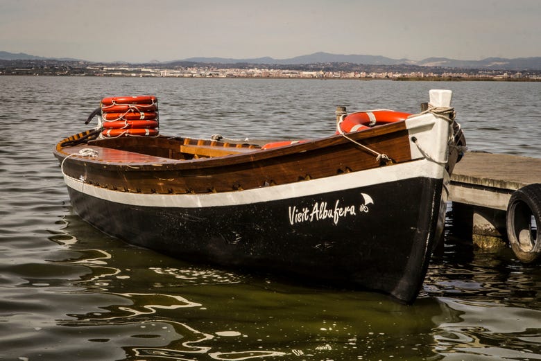 Una barca en la Albufera
