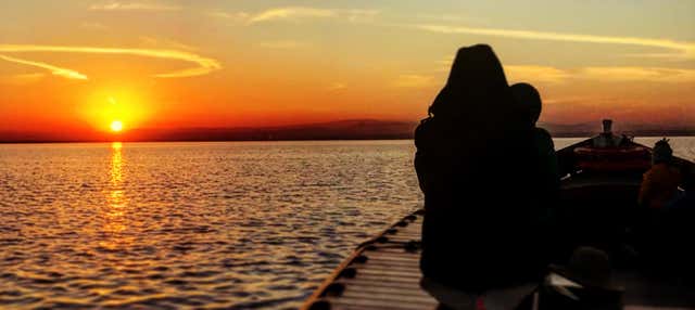 Paseo en barca por la Albufera al atardecer