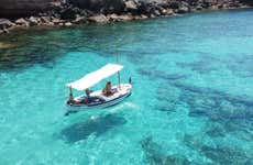 Alquiler de barco sin licencia en Formentera