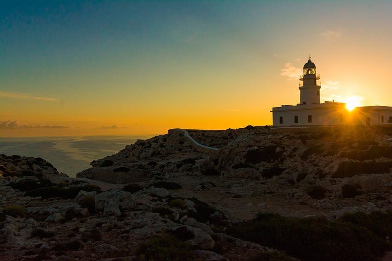 Cape Cavalleria Lighthouse on Menorca