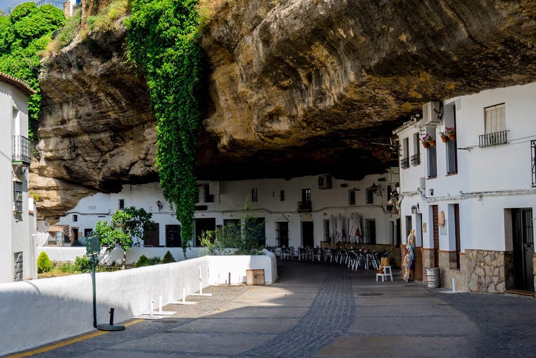 Cave dwellings in Setenil de las Bodegas