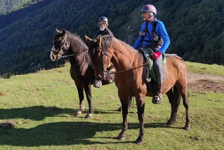Paseando a caballo por los Picos de Europa