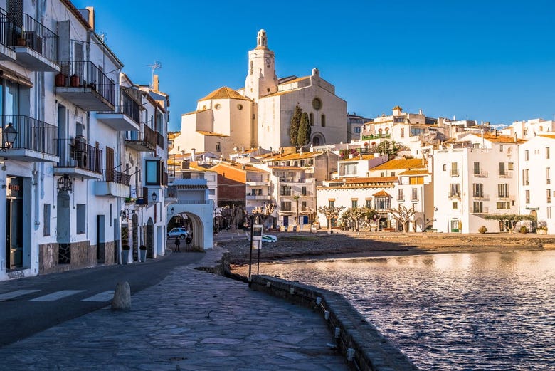 Exploring the beautiful town of Cadaques