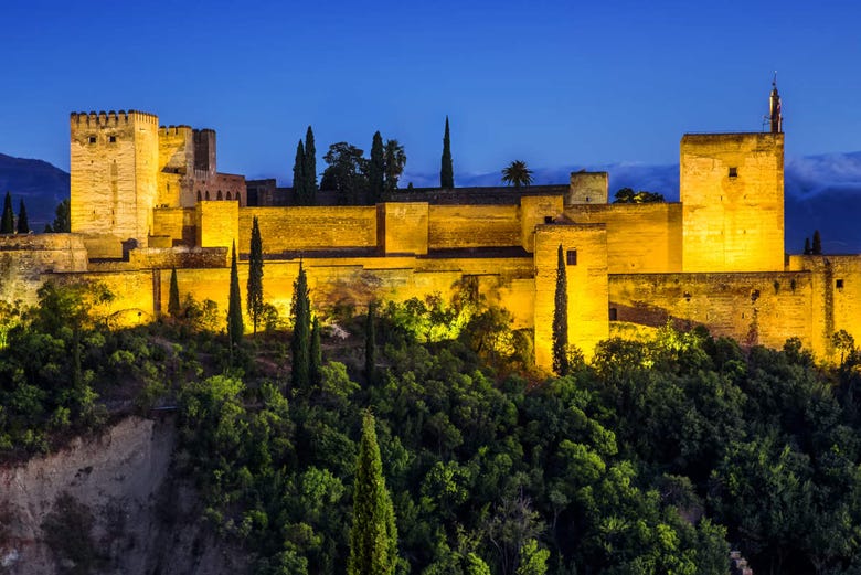 Panorámica de la Alhambra de Granada