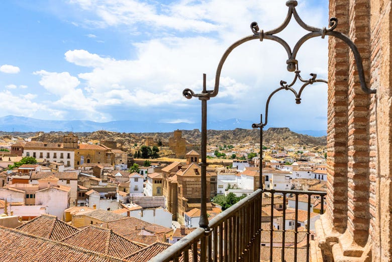 Views from the Guadix Cathedral bell tower