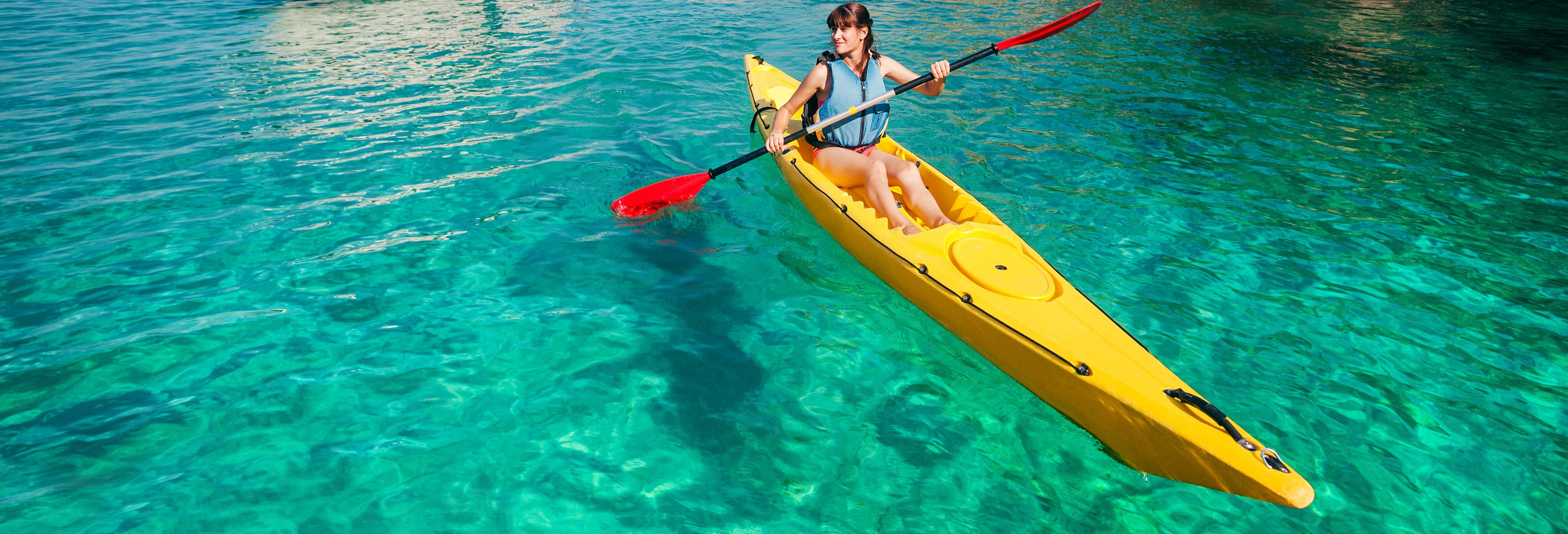 Kayak y snorkel en la playa de La Rijana desde Gualchos
