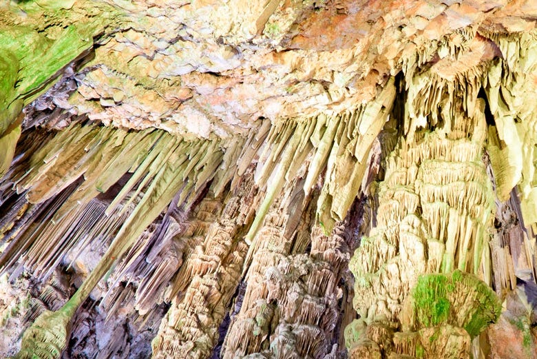 Stalactites in Gibraltar's St Michael's Cave