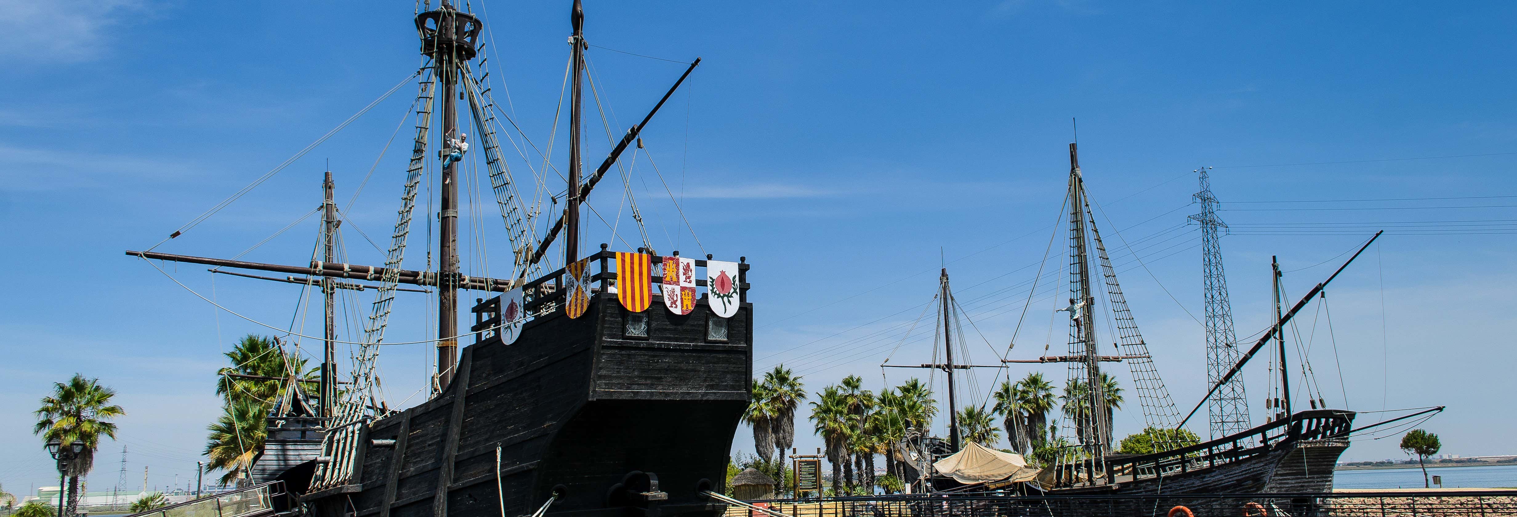 Excursión en barco al Muelle de las Carabelas desde Huelva