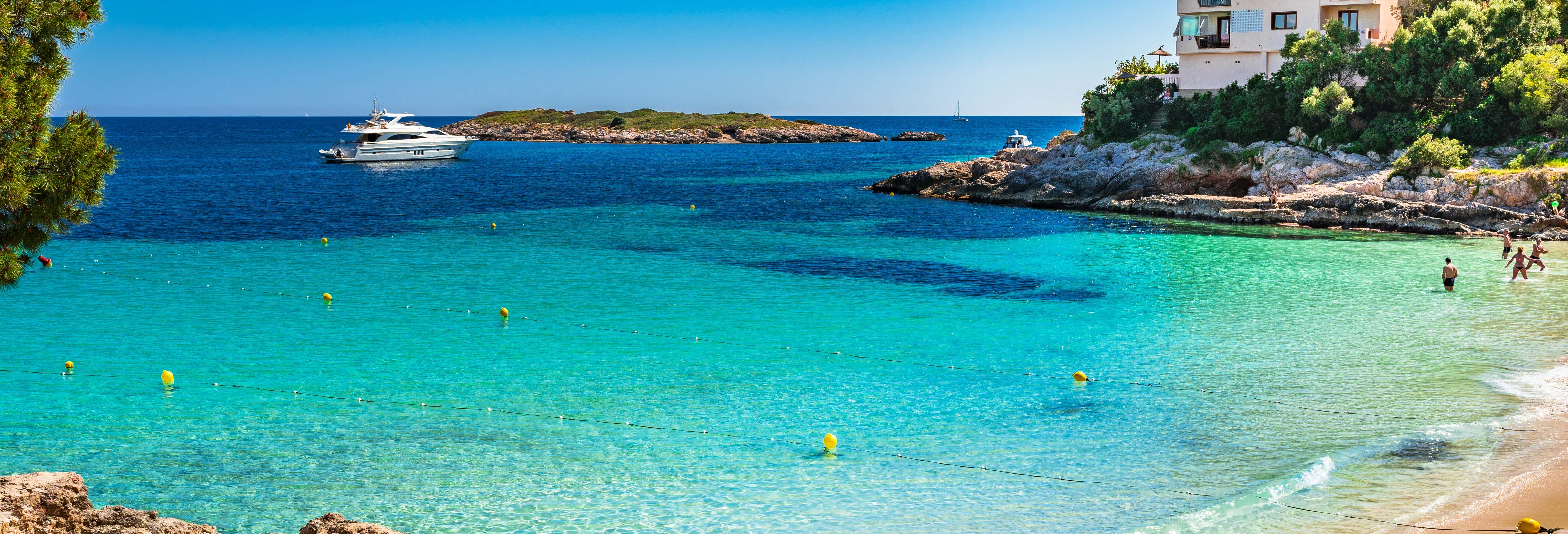 Escursione a Illetes in catamarano da Ibiza città