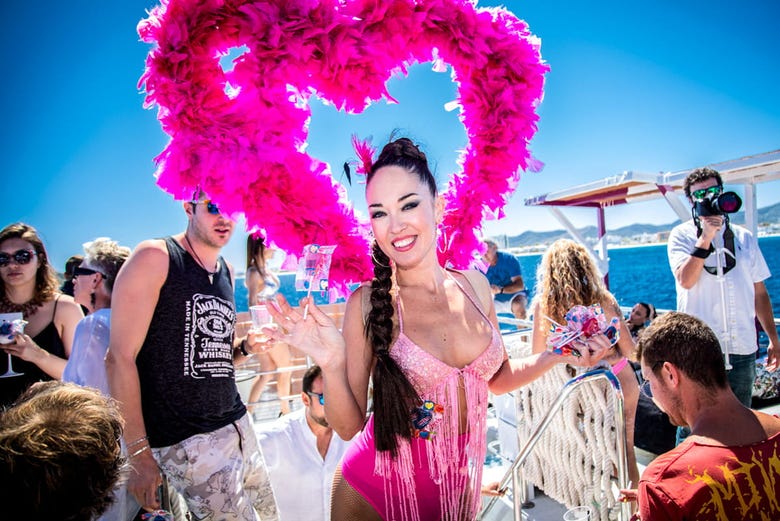 Fête sur le Beautiful People Ibiza