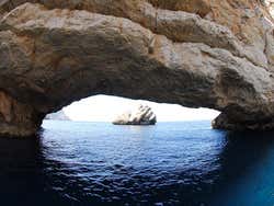 Cueva costa Ibiza