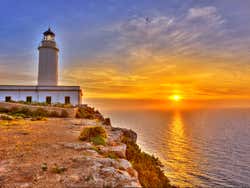 Puesta de sol en Formentera