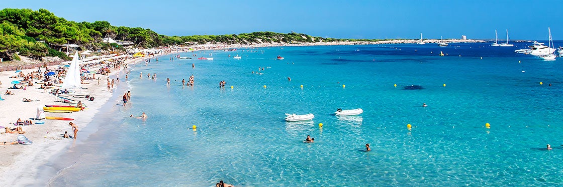 Las Salinas Beach -Ibiza and Formentera beaches