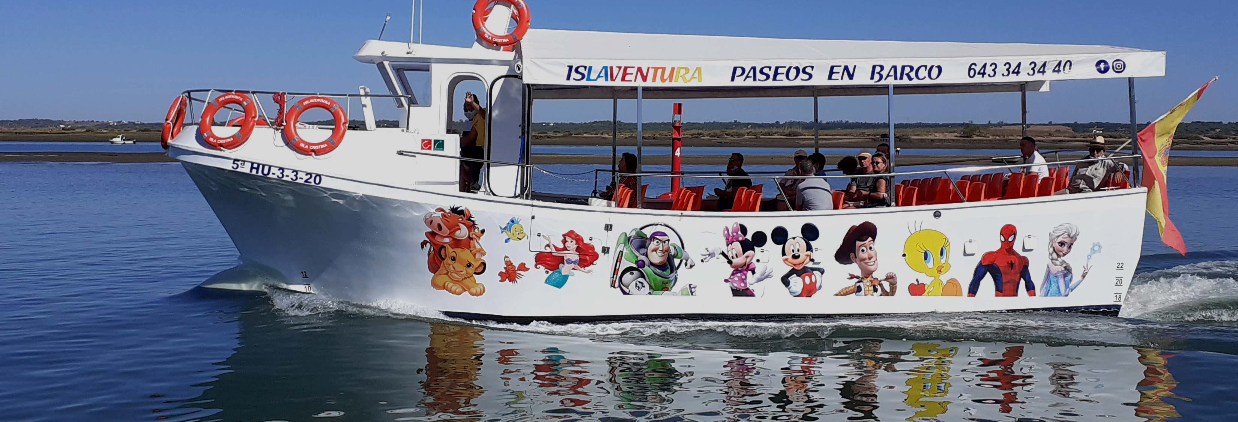 Excursión en barco por la ría de Isla Cristina