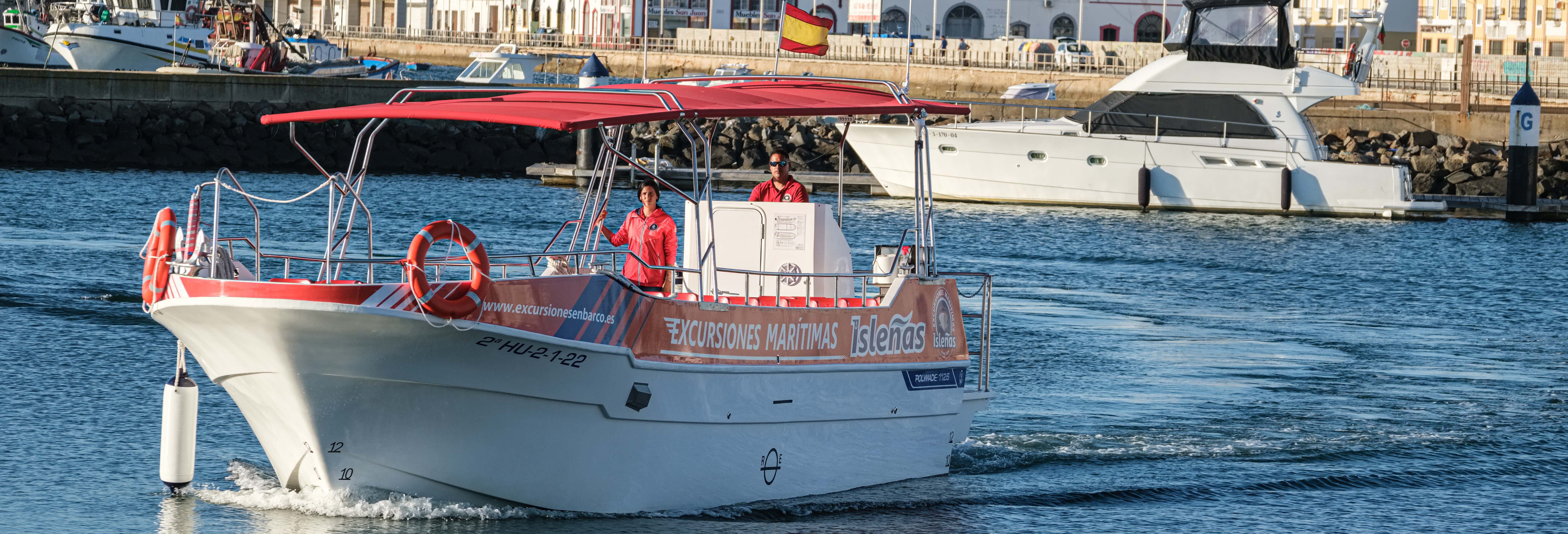 Excursión en barco por las marismas de Isla Cristina y Punta del Moral desde Isla Cristina